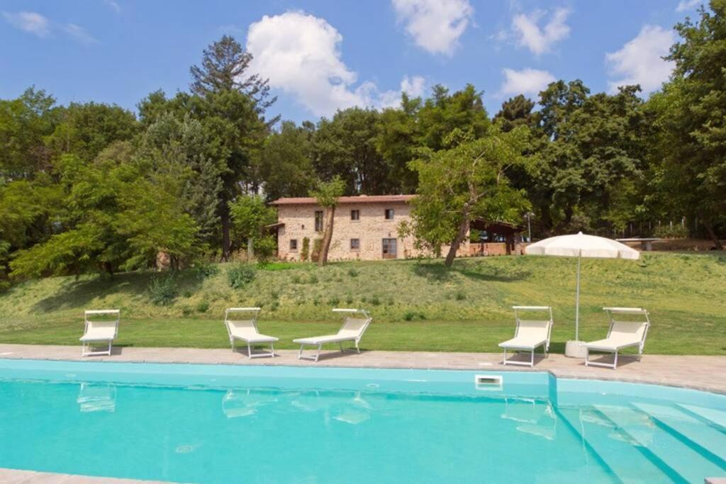 Villa Liz Tuscany, Private Pool, Hot Tub, Property Fenced, Pets Allowed Poppi Extérieur photo