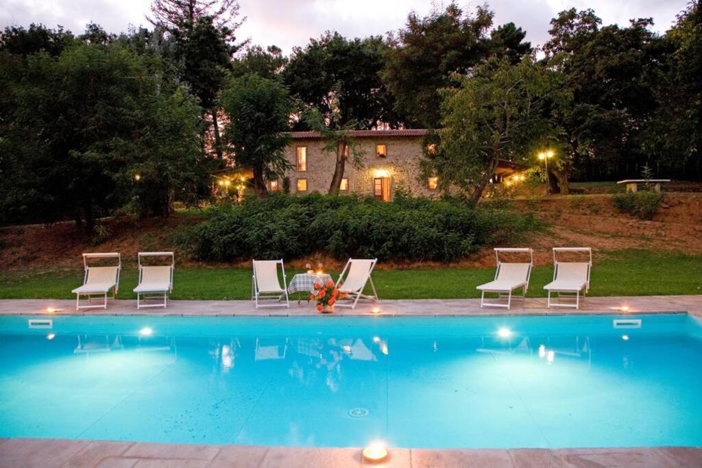 Villa Liz Tuscany, Private Pool, Hot Tub, Property Fenced, Pets Allowed Poppi Extérieur photo